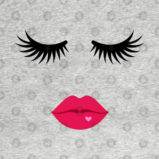 Minimalist Eyelash & Lips Face by norhando
