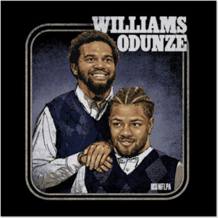 Caleb Williams & Rome Odunze Chicago Step Brothers Posters and Art