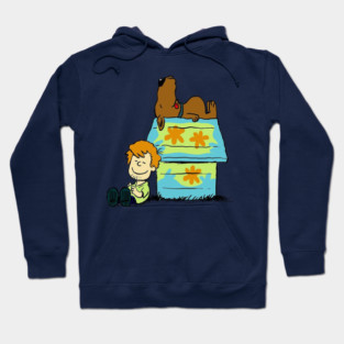 Shaggy and Scooby Doo Peanuts Parody Hoodie