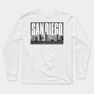 San Diego Cityscape Long Sleeve T-Shirt
