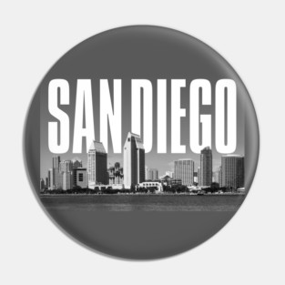San Diego Cityscape Pin