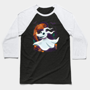 Zero - Nightmare Before Christmas | Halloween Baseball T-Shirt