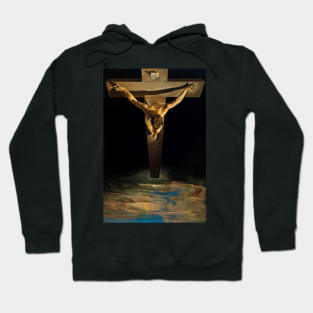 Salvador Dali Christ of Saint John of the Cross - Surrealist Art Hoodie