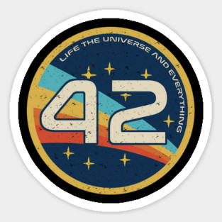 The answer to everything Sticker