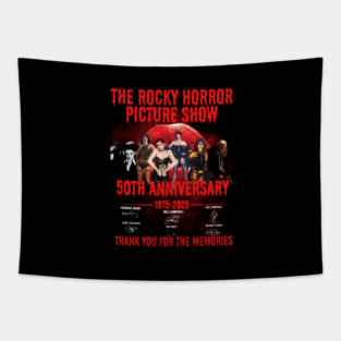 Vintage rocky horror picture 50th Aniinversary Thank you for the memories Tapestry