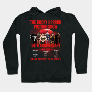 Vintage rocky horror picture 50th Aniinversary Thank you for the memories Hoodie