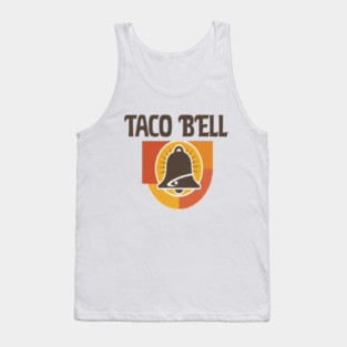 Vintage Retro Taco Bell Bell Logo (or) Distressed Bell Logo Taco Bell Tank Top
