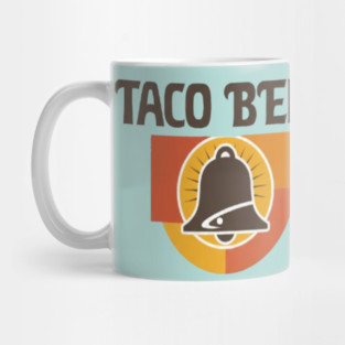 Vintage Retro Taco Bell Bell Logo (or) Distressed Bell Logo Taco Bell Mug
