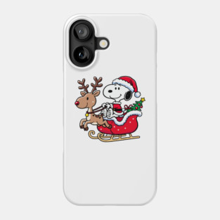 snoopy christmas tour Phone Case