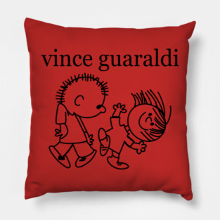 vince guaraldi Pillow