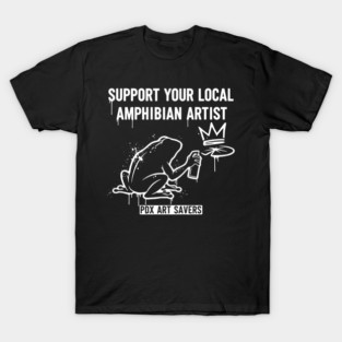 OCT-136 Support Local Amphibian Artist Portland T-Shirt