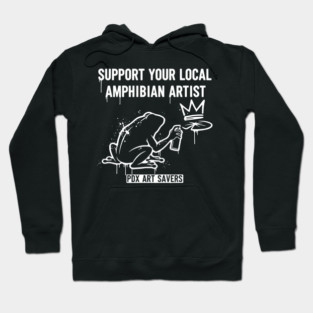 OCT-136 Support Local Amphibian Artist Portland Hoodie