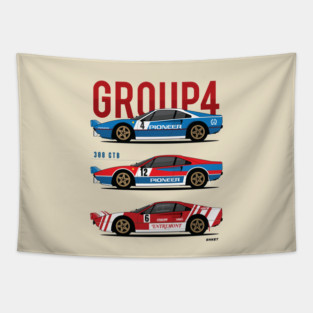 308 GTB Rally Gr.4 Tapestry