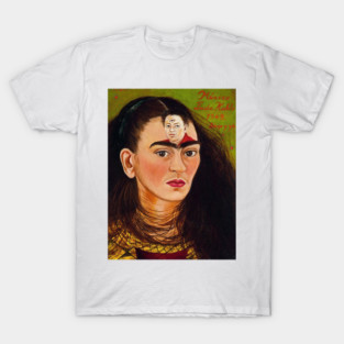 Frida Kahlo, Diego and I - Mexican Naïve Art T-Shirt