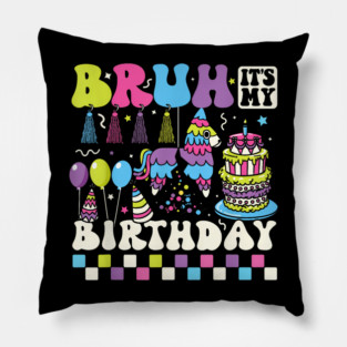 Level 7 Completed Level 8 Loading Gamer 7Th Birthday Pillow
