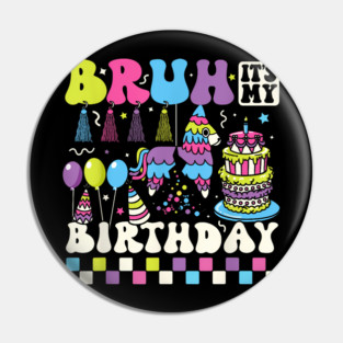 Level 7 Completed Level 8 Loading Gamer 7Th Birthday Pin