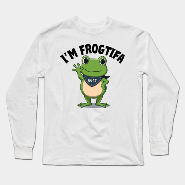 Portland-Frog Long Sleeve T-Shirt by Creatifly Graphic Tees
