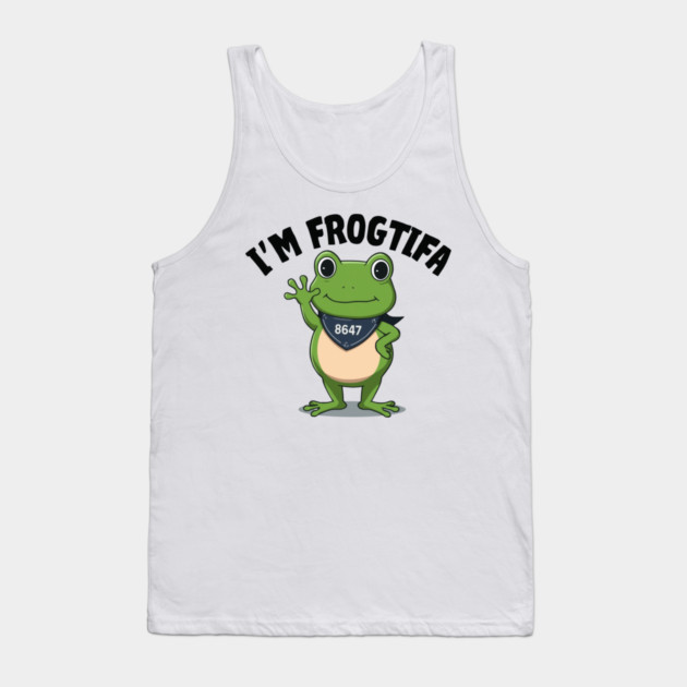 Portland-Frog Tank Top by Creatifly Graphic Tees