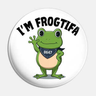 Portland-Frog Pin
