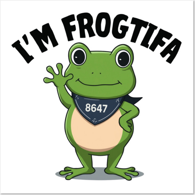 Portland-Frog Wall Art by Creatifly Graphic Tees