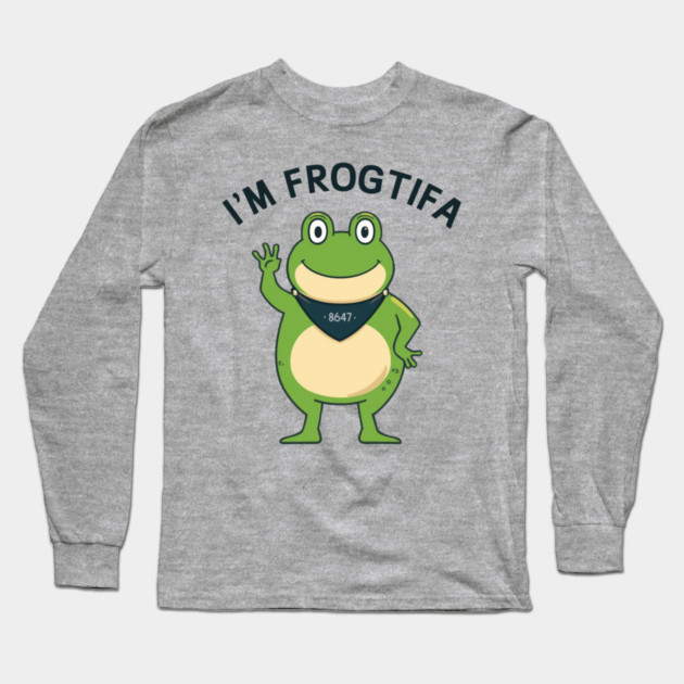 Portland-Frog Long Sleeve T-Shirt by Creatifly Graphic Tees