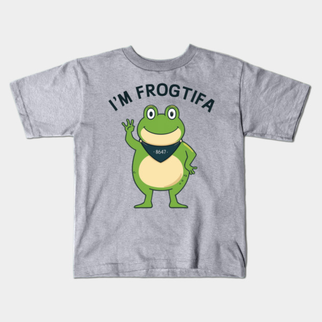 Portland-Frog Kids T-Shirt by Creatifly Graphic Tees