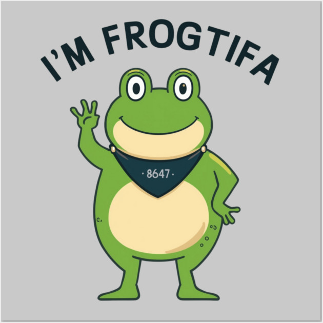 Portland-Frog Wall Art by Creatifly Graphic Tees