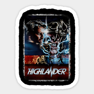 Highlander 1986 Movie Poster Sticker