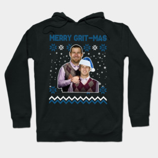 Dan Campbell & Jared Goff Step Brothers Merry Grit-Mas Detroit Football Ugly Hoodie