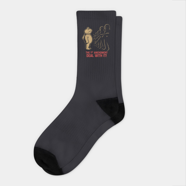 1st Amendment — Deal With It! Socks by Charles's Store 8