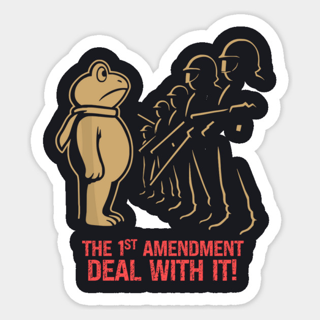 1st Amendment — Deal With It! Sticker by Charles's Store 8