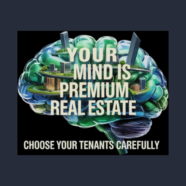 Your Mind is Premium Real Estate by MotiVVaTTi