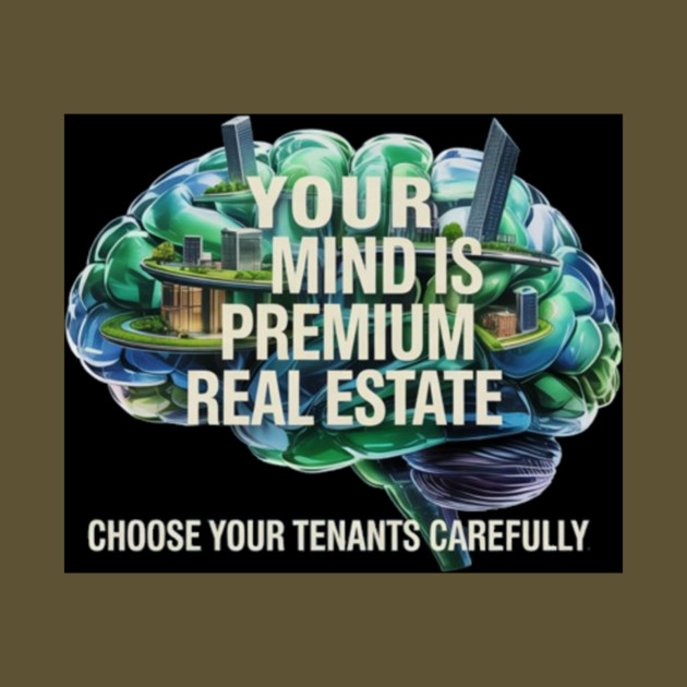Your Mind is Premium Real Estate by MotiVVaTTi