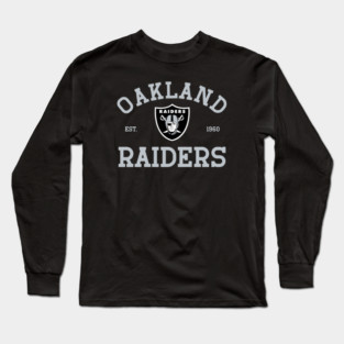 Retro-Badge-Raiders Long Sleeve T-Shirt