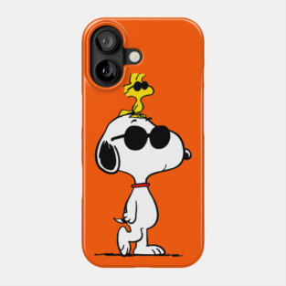 Cool Snoopy with Woodstock Phone Case
