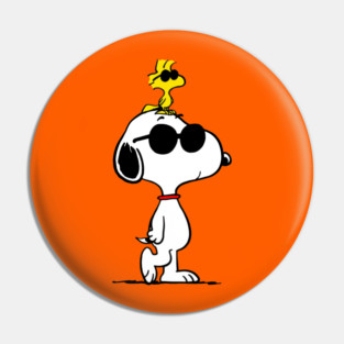 Cool Snoopy with Woodstock Pin