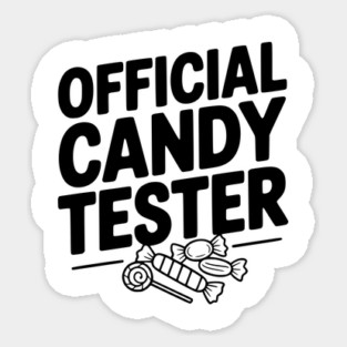 Official Candy Tester Sticker