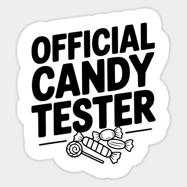 Official Candy Tester Sticker by Frank Ring