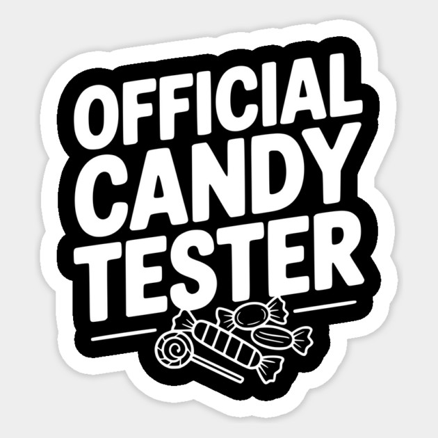 Official Candy Tester Sticker by Frank Ring