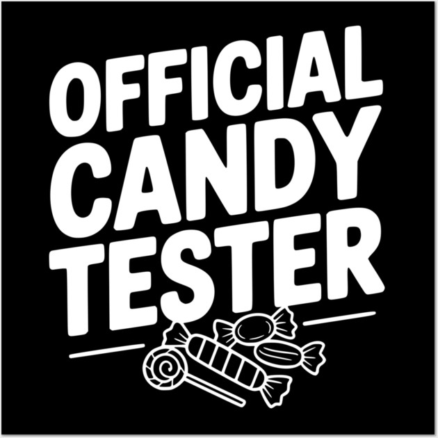 Official Candy Tester Wall Art by Frank Ring