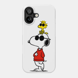 Cool Snoopy with Woodstock Phone Case