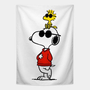 Cool Snoopy with Woodstock Tapestry
