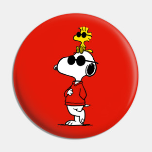 Cool Snoopy with Woodstock Pin