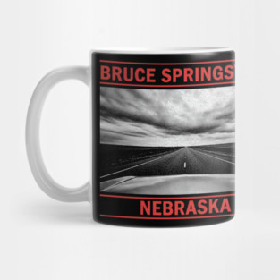 Bruce Springsteen nebraska album tshirt Mug