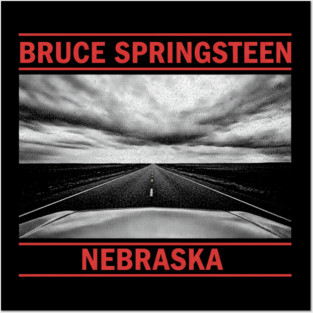 Bruce Springsteen nebraska album tshirt Posters and Art