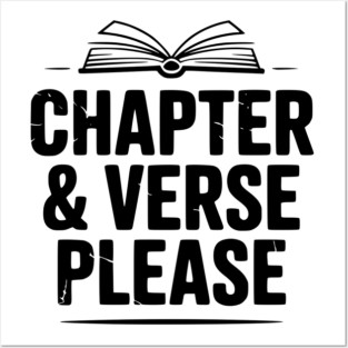 Chapter & Verse Please Posters and Art