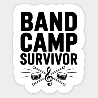 Band Camp Survivor Sticker