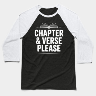 Chapter & Verse Please Baseball T-Shirt