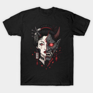 Geisha & Demon: Duality Design T-Shirt