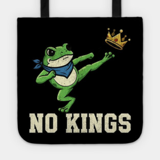 No Kings Portland Frog Protest Tote